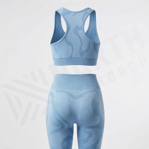 Conjunto de Yoga para Mujer, Material Sublimado, Sexy, de Secado Rápido, Ropa Deportiva Activa, Ropa Deportiva para Gimnasio, Chándal - Product Image 2