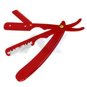 Rasoir droit professionnel pour hommes, rasoir de barbier à bord droit de sécurité, lame durable, logo personnalisé, outil de rasage de barbier en gros - Product Image 6