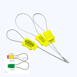 Precinto de seguridad de cable ajustable con número de serie para envío de contenedores - Product Image 5