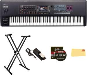 Teclado Sintetizador de Estación de Trabajo ORIGINAL NUEVO DE MARCA 6 EX de 61 Teclas con Pedal de Sustain y DVD de Instrucción de Piano en Línea - Product Image 1