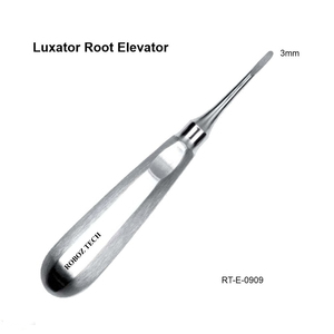 Élévateur dentaire manuel ergonomique pour racines, 2 mm, en acier inoxydable, certifié CE Classe I, de Roboz Tech Pakistan - Product Image 2