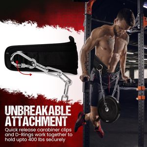 Soporte Lumbar de Cadena de Cuero Reforzado de Alta Calidad, Cómodo, Antideslizante, de Alta Resistencia, Protección Profesional para Gimnasio - Product Image 3