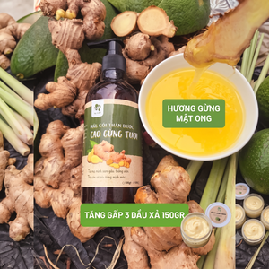 SHAMPOOING AU GINGEMBRE FRAÎCHE VIETNAM |   SOINS DES CHEVEUX ET DU CUVEAU CAPILLAIRE GRAS - Product Image 2