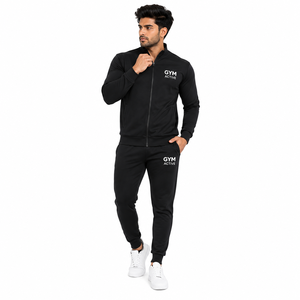 Conjunto Deportivo Unisex Gris Transpirable con Capucha y Estampado, Manga Larga, Color Sólido, Casual, con Bolsillos Laterales y Cierre con Cordón, Estilo Otoñal - Product Image 2