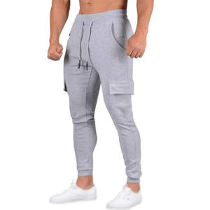 Pantalon de sport pour homme, automne-hiver, pour la gym, le fitness, le crossfit, jogging, survêtement, décontracté, avec plusieurs poches - Product Image 3