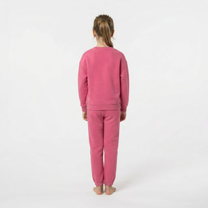 Conjunto Deportivo para Niños, Sudadera de Algodón, Pantalones Deportivos de Color Moderno, Ropa Casual, Fabricante de Ropa OEM ODM, Logotipo Frontal Personalizado - Product Image 3