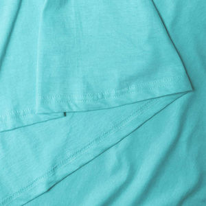 Men's V-Neck Short Sleeve Solid Color Knitted T-Shirt Slim Fit Casual Regular Length Blue - Product Image 2