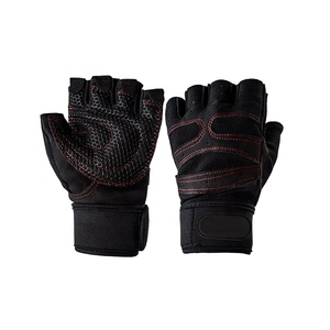 Gants de fitness unisexes demi-doigts en maille respirante avec sangle de poignet réglable pour la musculation, le cyclisme et la protection des mains - Product Image 2