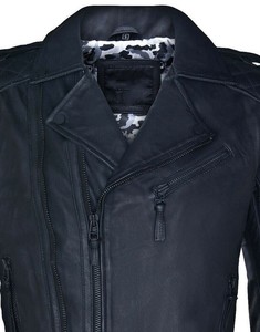 Veste de motard en cuir véritable sur mesure pour homme, manteau classique de qualité supérieure, fabrication en usine, service d'échantillonnage disponible - Product Image 4