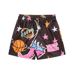 Pantalones Cortos Deportivos para Hombre con Estampado Gráfico, con Cordón Ajustable, para Correr, Entrenamiento, Verano, Casuales - Product Image 1