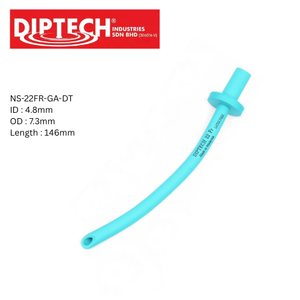 Meilleure Vente Canule Nasopharyngée à Biseau Réglable NS-12FR-GA-DT Stérile Lisse Jetable pour la Gestion des Voies Respiratoires en Urgence - Product Image 1