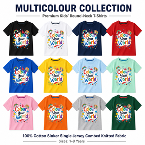 Camiseta de Manga Corta con Cuello Redondo, 100% Algodón, Estampada, Corte Regular, Estilo Jersey, Color Puro, Personalizable para Hombre - Product Image 3