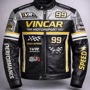 Next Garments OEM, Chaqueta de Carreras Personalizada al por Mayor, de Alta Calidad, Ecológica, Transpirable, de Lona, para Invierno, Talla Grande, Estilo Urbano, para Hombre - Product Image 1