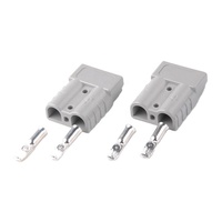 Prise de batterie bipolaire robuste en cuivre IP55 600V 2P pour vente en gros, mâle et femelle, 50A 120A 175A 350A