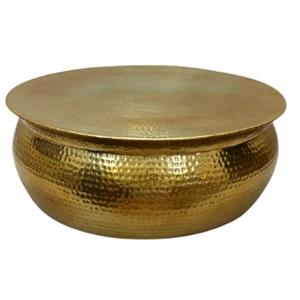 โต๊ะกาแฟอะลูมิเนียมทันสมัย ดีไซน์ลายตอก  รักษ์โลก ทนทาน  ตกแต่งสไตล์โบราณ สำหรับห้องนั่งเล่นและคาเฟ่ - Product Image 2