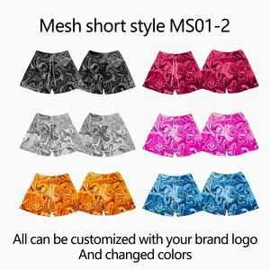 Shorts pour hommes PURE, vente en gros, imprimés par sublimation, respirants, écologiques, anti-plis, style urbain, taille mi-haute, avec cordon de serrage - Product Image 2