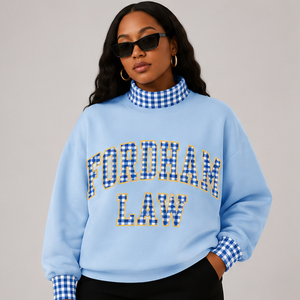 Fabricant OEM ODM de Sweat-shirts Oversize à Col Montant pour Femmes, en Mélange de Coton et Polaire, Style Décontracté Streetwear - Product Image 4