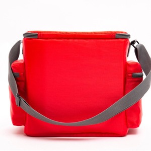 Bolsa de aislamiento térmico simple roja, bolsa de refrigeración multifuncional, bolsa de picnic de gran capacidad, bolsa para entrega de comidas - Product Image 4