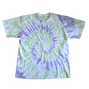 Nueva Camiseta de Moda Primavera con Estampado Tie-Dye, Transpirable, de Felpa, Informal, Ecológica, Anti-Pilling, 100% Algodón, Manga Corta - Product Image 1