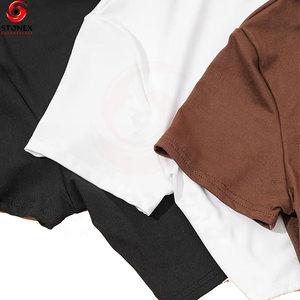 T-shirt court décontracté et confortable pour femme, respirant, pour le sport, été, design et logo personnalisés, écologique - Product Image 4