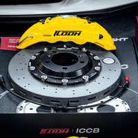 طقم فرامل كربون سيراميك عالي الأداء ICOOH IC6 مقاس R19-R21 380/390/395/400/410 مم لسيارات BMW E81