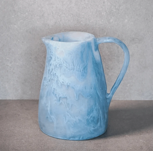 Carafe en résine faite à la main avec poignée, pichet à eau, vaisselle écologique à bas prix - Product Image 1