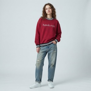 HAWK EYE SPORTS Sudadera con Capucha de Forro Polar para Mujer, Estilo Urbano, Otoño/Invierno, Color Sólido, Hombros Caídos, Transpirable, 360g, 100% Algodón, Sin Forro - Product Image 5