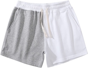 2026 <b>Men</b> Gym <b>Short</b> Cotton <b>Shorts</b> Solid Drawstring Waist Casual <b>Short</b> With Pockets Breathable Knitted Fabric Summer Custom Logo - Product Image 4