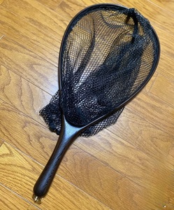 En gros Épuisette de pêche à la truite pour la capture et la libération, Épuisette de pêche à la mouche, Épuisette de pêche à cadre en bois avec maille en caoutchouc souple transparente - Product Image 1