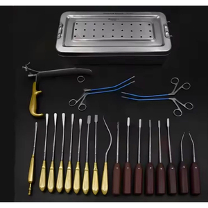 Juego de 23 instrumentos de cirugía plástica para lifting facial endoscópico, disección rapastoriana - Product Image 3