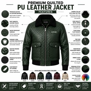 Top Sales Affordable Price Comfortable To Wear <b>Men</b> <b>Leather</b> <b>Jacket</b> New Arrival High Quality Fashion <b>Leather</b> <b>Jacket</b> For <b>Men</b> - Product Image 6