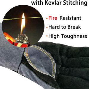 Gants de sécurité confortables et légers à doigts entiers, en cuir, résistants, avec logo personnalisé - Product Image 6