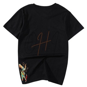 เสื้อยืดคอกลมแขนสั้นผู้ชายสีดำ ผ้าฝ้าย 100% คุณภาพสูง ทรงโอเวอร์ไซส์ สวมใส่สบาย ระบายอากาศได้ดี เป็นมิตรกับสิ่งแวดล้อม แห้งเร็ว - Product Image 1