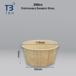 Meilleures ventes : Bol à salade en papier de bambou avec couvercle, 390cc, 520cc, 850cc, du fournisseur malaisien, idéal pour les stands alimentaires, cafés, fêtes et événements - Product Image 6