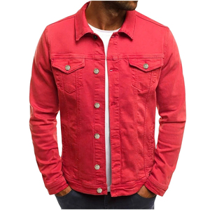 Chaqueta vaquera de mezclilla personalizada al por mayor para hombre, chaqueta vaquera de alta calidad, ropa informal de calle OEM - Product Image 6