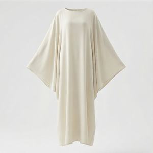 Elegante y Modesto Abaya Musulmán de Diseño Personalizado para Mujer, Estilo Mariposa, Largo, para Oración, Ropa Islámica de Moda, Color Personalizado - Product Image 1