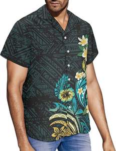 Vestidos Maxi 2026 para Mujer, Estilo Polinesio Tribal Samoano, con Estampado de Flores Tapa, Personalizados, Tallas Grandes, Puletasi Samoano de Dos Piezas, Elegantes - Product Image 5