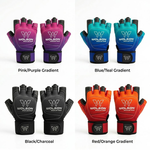 Guantes de Entrenamiento Cómodos de Medio Dedo con Agarre Antideslizante para Ejercicio, Fitness, Gimnasio y Levantamiento de Pesas - Product Image 6
