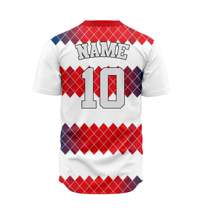Camiseta de Béisbol Personalizada con Nombre del Equipo, Impresión Sublimada, Poliéster que Absorbe la Humedad, Manga Corta para Hombre, Ropa para Todas las Temporadas - Product Image 4