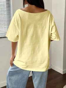 เสื้อยืดพิมพ์ลายสไตล์ Y2K สำหรับผู้หญิง ทรงหลวม ใส่สบาย ระบายอากาศได้ดี ผลิตจากโพลีเอสเตอร์ แบรนด์ STELLAR เหมาะสำหรับใส่ลำลองทุกวัน - Product Image 1