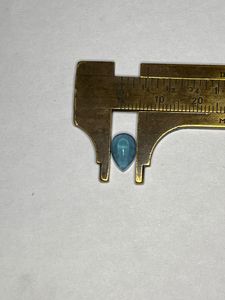 Pierre précieuse en fluorite bleue naturelle, taille coussin en forme de sucette, 3,6 carats, taille calibrée pour la fabrication de bijoux - Product Image 4