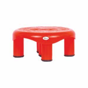 Taburete Redondo de Plástico, Compacto y Multiusos para el Hogar # taburete de plástico # silla de estar sentado # Silla media - Product Image 2