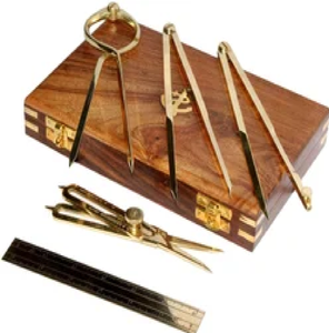 Diviseur d'artiste en laiton durable, outil de dessin à motif droit avec pointes fines pour artistes, à prix de gros. - Product Image 6