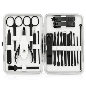 Top Trendy Professional Stainless Steel Manicure and Pedicure Set Eco Friendly Packaging Stainless Steel Cuticle Grooming Set - Product Image 1