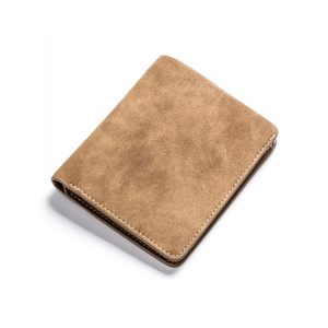 Customized Brown Genuine Leather Casual Fashion <b>Wallet</b> with Multi-Pockets Soft bags and cases - Product Image 1