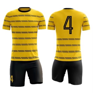 High Quality Custom Logo Printed Men's Soccer Uniform 100%Polyester Wind Proof Eco-Friendly Men's Soccer Uniform - Product Image 1
