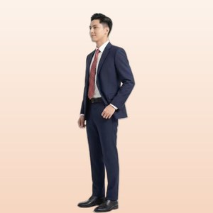 Costume Homme ANIMA en Maille Texturée Moderne – Haute Durabilité, Résistance au Boulochage – Tenues Formelles pour Réceptions – Partenaire Grossiste - Product Image 2