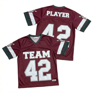 Camisetas de Fútbol Americano Personalizadas para Hombre, Sublimadas, Transpirables, con Nombre y Número del Equipo - Product Image 2