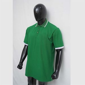 เสื้อโปโลชายพิมพ์โลโก้ตามสั่ง เสื้อโปโลผู้ชายระบายอากาศได้ดี สวมใส่สบาย เหมาะสำหรับธุรกิจและกอล์ฟ ผลิตจากผ้าฝ้ายผสม ดีไซน์สวย ใส่สบาย - Product Image 2
