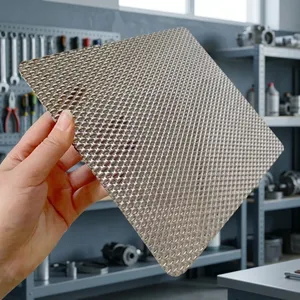 1x2mm Micro Hole Size 0.5mm Thickness Pure 99.95% Nb Niobium Expanded Metal <b>Mesh</b> Electrode Plain Weave Perforated <b>Screen</b> Cutting - Product Image 4